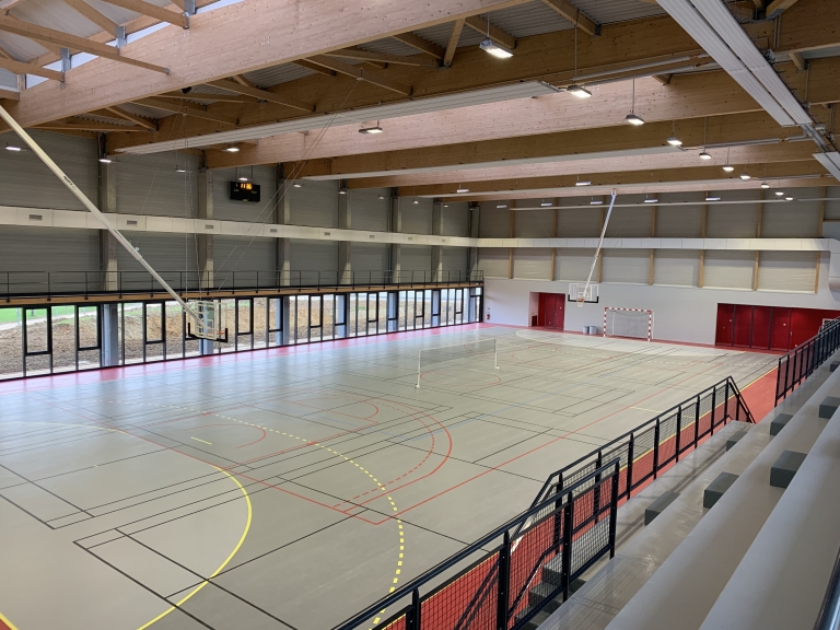 Ouverture du nouveau gymnase, Grande rue Verte leperray.fr