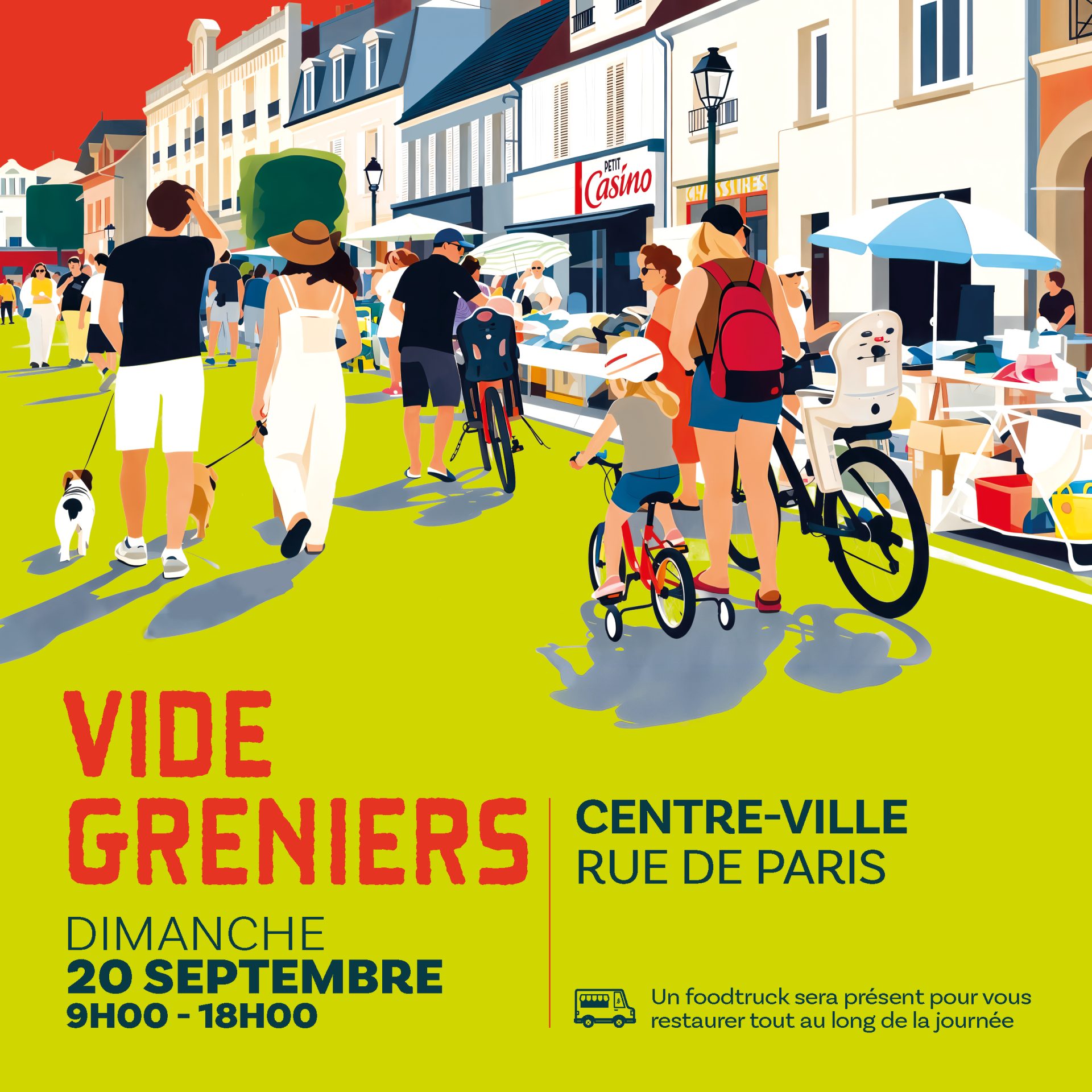 Vide greniers – Visuel réseaux sociaux v1